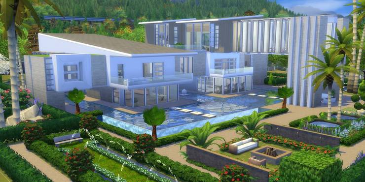 10 The Sims 4 Mansions That Are Too Unreal Game Rant