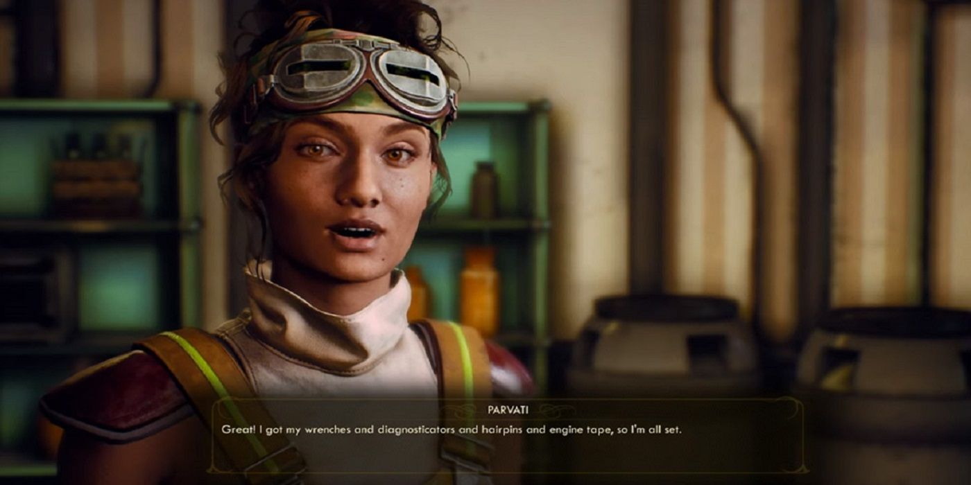 the outer worlds parvati romance