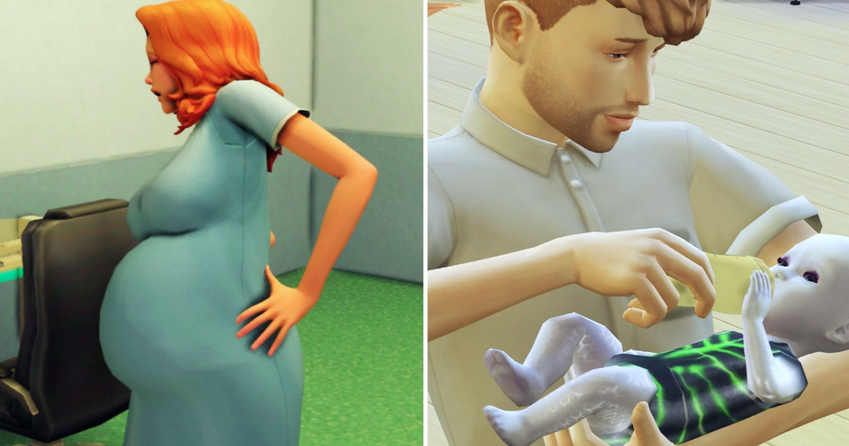 Realistic Pregnancy Belly Sims 4