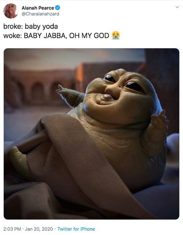 Scarica Gratis Images Baby Jabba Is Taking Baby Yoda S Attention With Star Wars Memes actualisé par