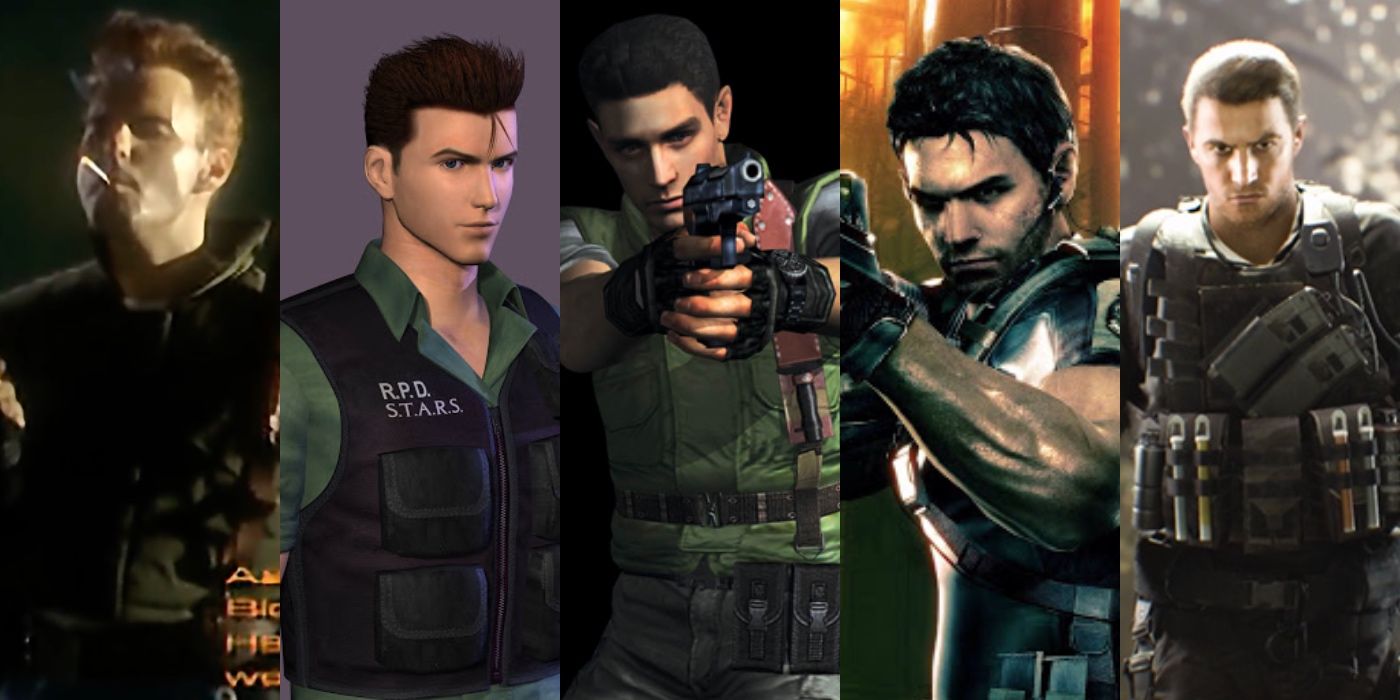 Every Chris Redfield Design In Resident Evil Over The Years