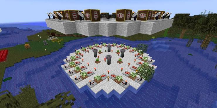 Minecraft 15 Insanely Useful Redstone Contraptions Game Rant