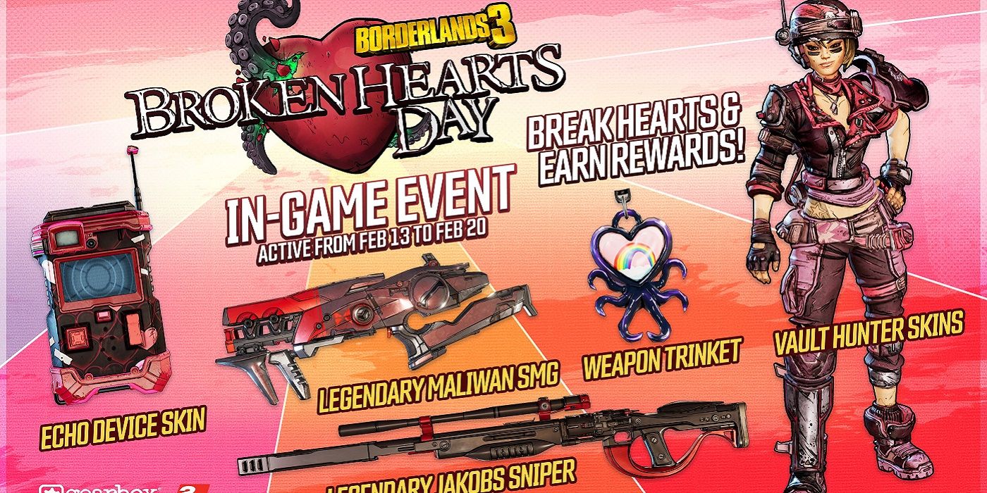 Borderlands 3 Broken Hearts Day Event Has Two Big Issues
