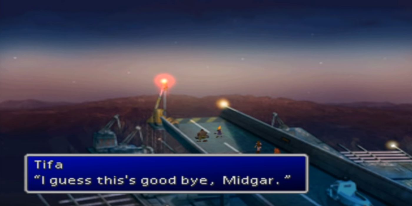 Final Fantasy 7 Remake Recreates Iconic Scene in New Art