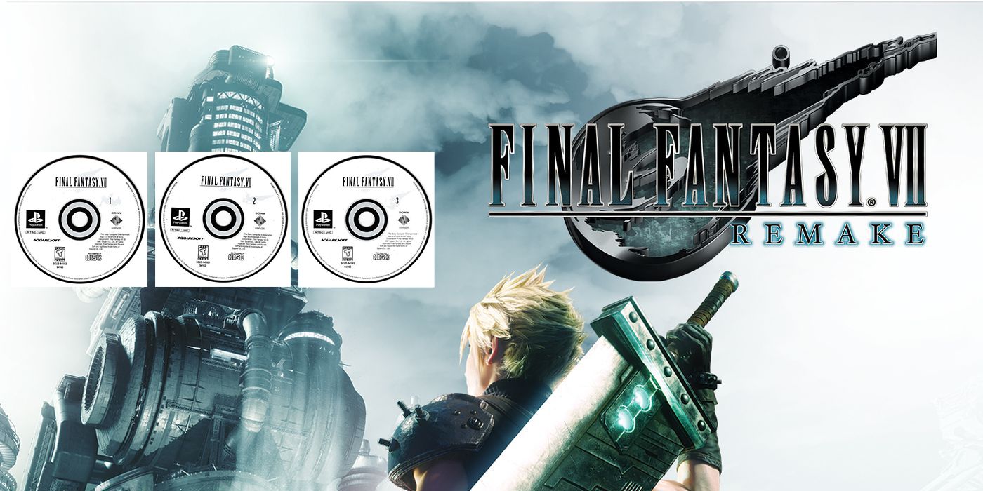 Why does ff7 remake have 2 discs?
