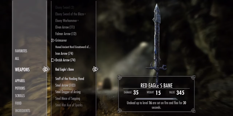 skyrim every unique sword in the game ranked worst to best skyrim every unique sword in the game