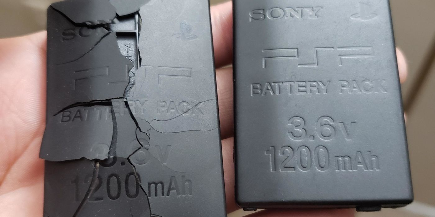 PSP Batteries are Starting to Swell Up Game Rant