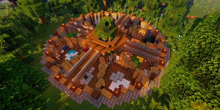 Minecraft Huge House Ideas For Expert Builders Game Rant
