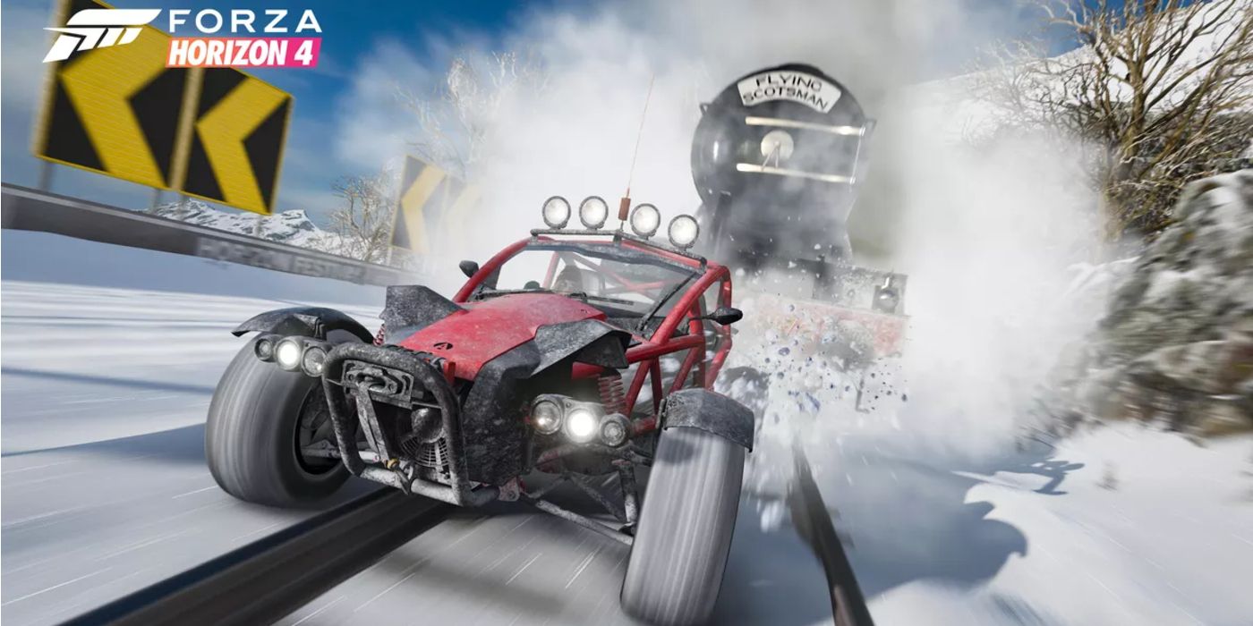 Forza Horizon 4 Reveals New Stunt Track Builder | Game Rant