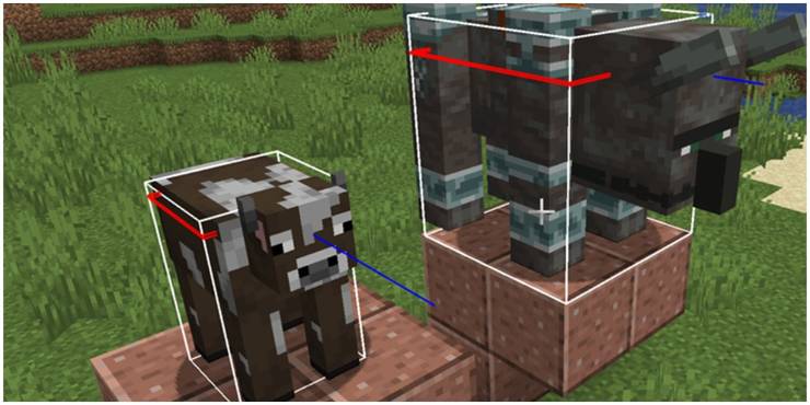 Minecraft How To Show Hitboxes Game Rant