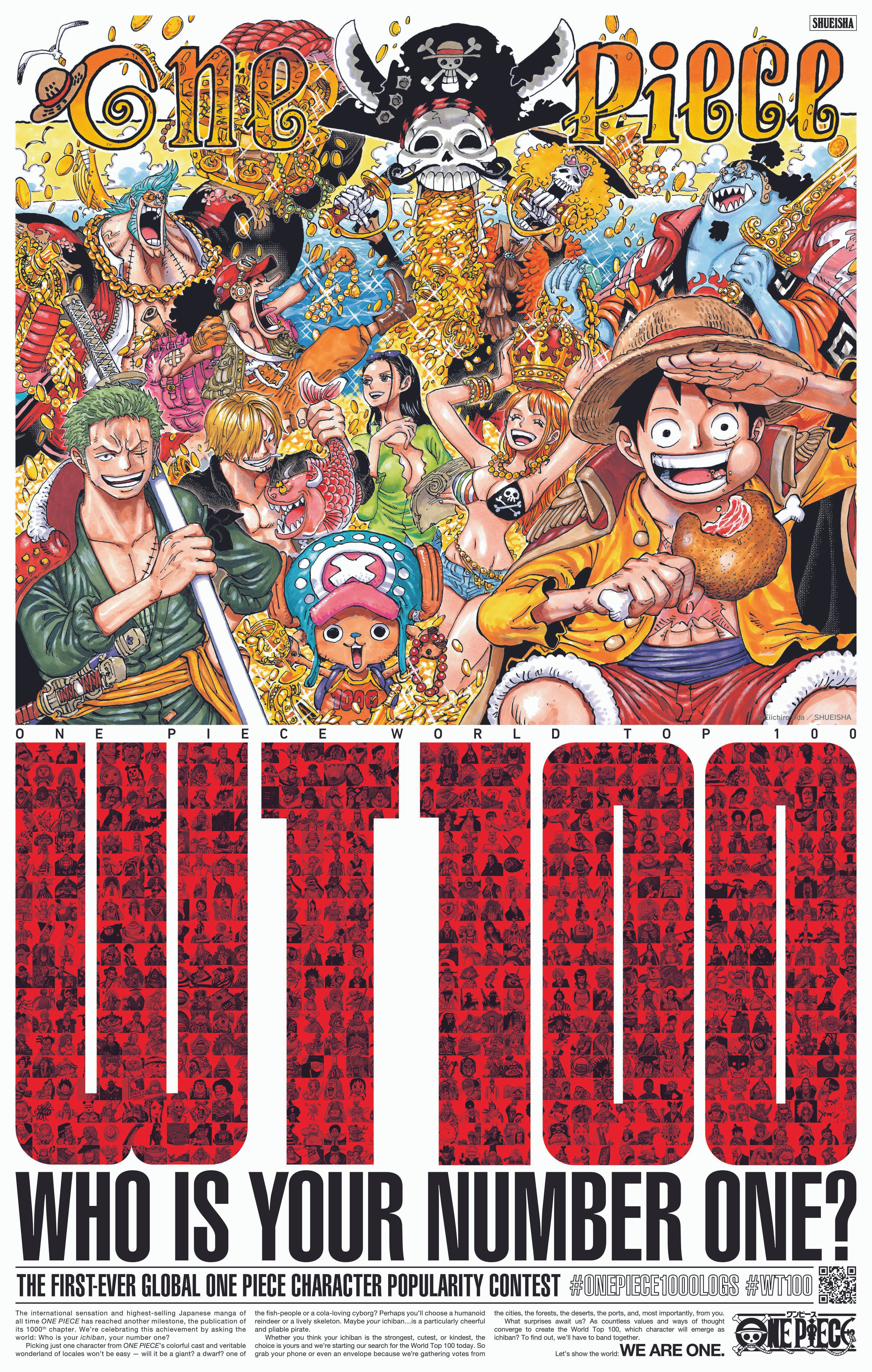 One Piece S 1000th Chapter Includes Massive Character Poll And More Itteacheritfreelance Hk