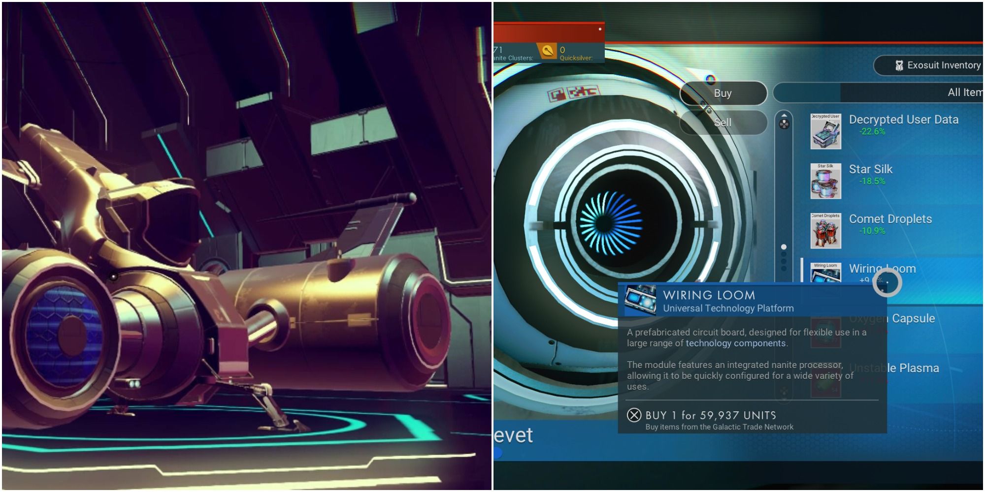 No Man's Sky: How To Get A Wiring Loom (& What They're Used For)