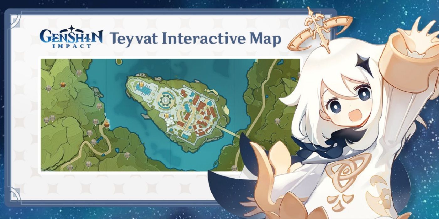 Genshin Impact Releases Teyvat Interactive Map | Game Rant
