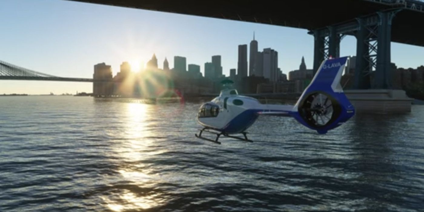 Microsoft Flight Simulator Mod Adds Helicopters Game Rant