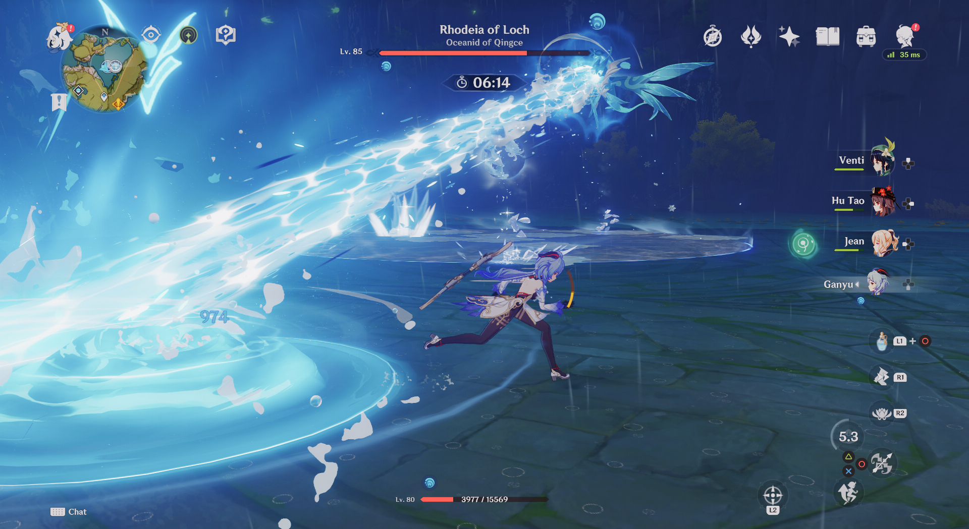 Genshin Impact How to Find and Beat Rhodeia of Loch (Raging Rhodeia