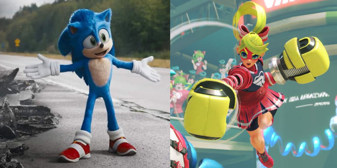 Fan Creates Amazing Sonic the Hedgehog and ARMS Crossover Art