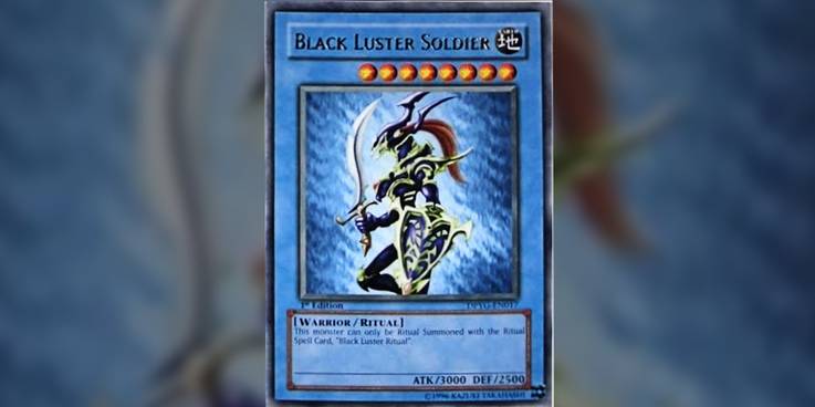 Yugioh earth warrior ritual monster card.