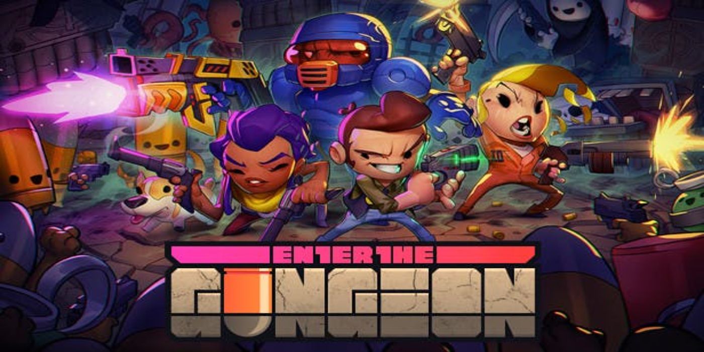 characters enter the gungeon