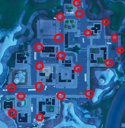 Fortnite Where To Find Snowflake Decorations For 14 Days Of