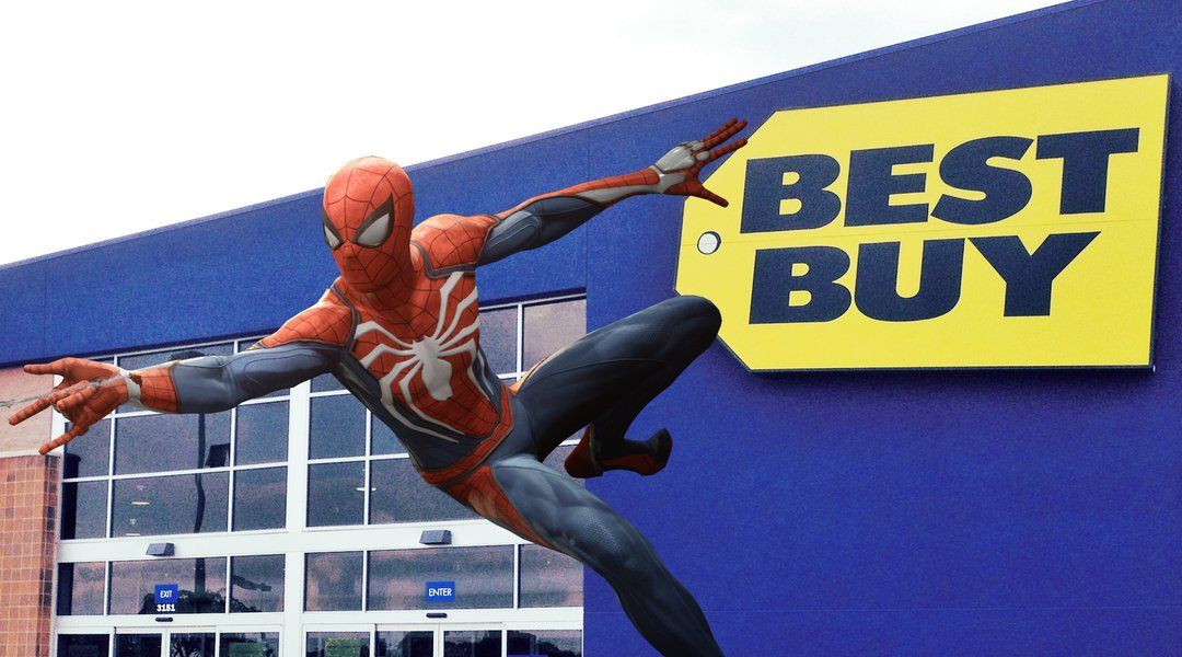 best buy ps4 spiderman