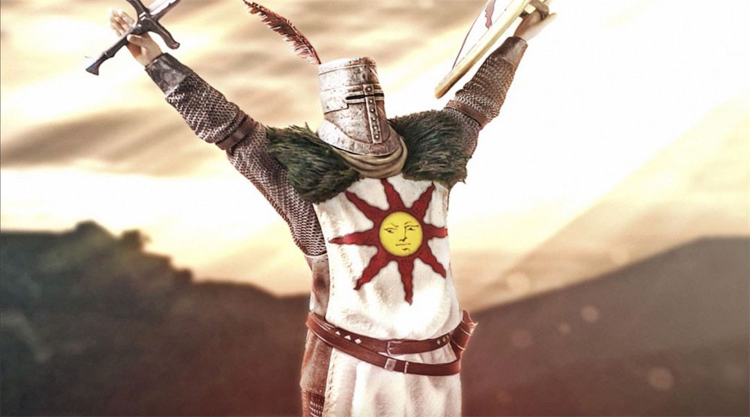 dark souls solaire of astora statue