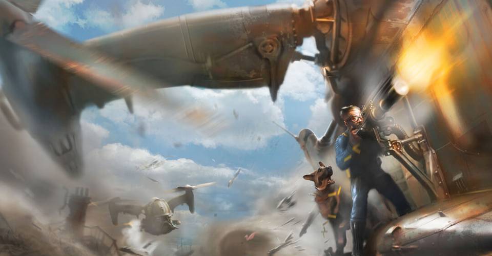 Fallout 4 Vertibirds Crash Their Way Into Cutscenes Game Rant