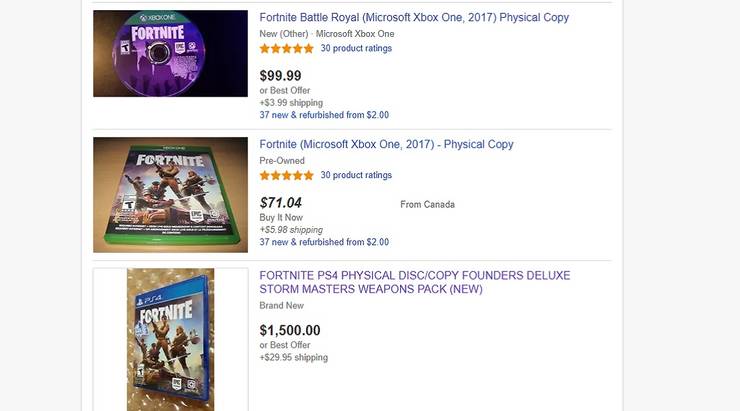 Fortnite Physical Copies Are Going For Insane Prices Online Why Is Physical Copy Of Fortnite So Expensive Why Is Physical Copy Of Fortnite So Expensive Fortnite Physical Copies Are Going For Insane Prices Online