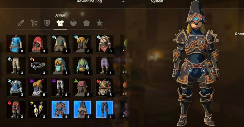 Zelda Breath Of The Wild How To Get Ancient Armor Game Rant