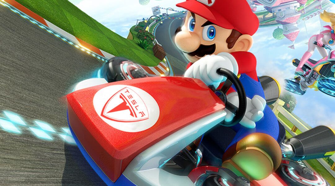 Tesla Cars Have a Mario Kart Easter Egg Game Rant