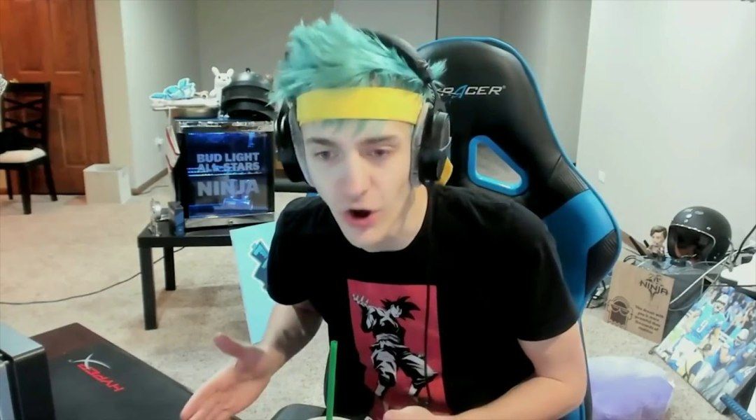 Ninja стример. Ninja Fortnite Streamer. Грустный Ninja стример. Ниндзя стример Мем.