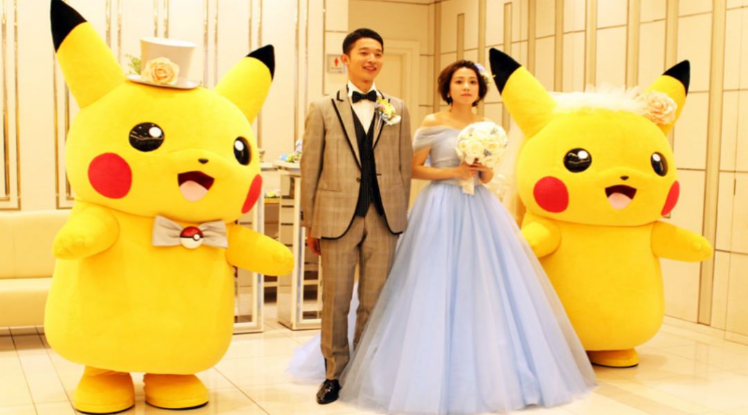 pokemon wedding plush