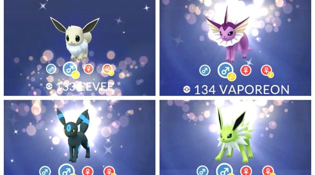 Pokemon Go Reveals Updated Shiny Eevee Sprites Game Rant